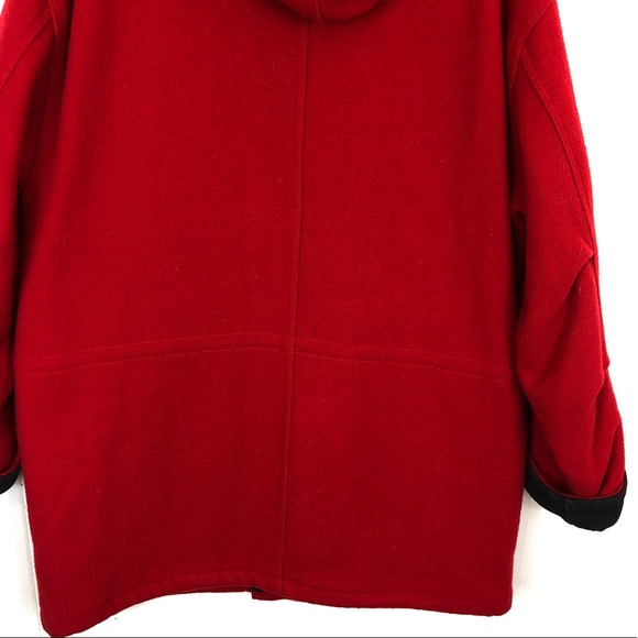 Vintage Woolrich Wool Duffle Coat Sz L - Picture 7 of 16